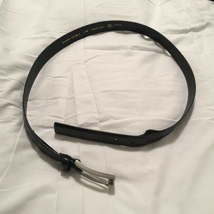 Banana Republic women's black belt, silver buckle